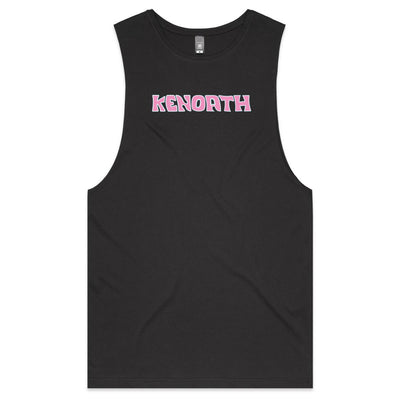 Kenoath Clothing Co The Kenoath Sandman Pink Tank dark grey coal Kenaoth Ken Oath tank sandman