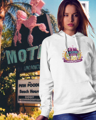 Kenoath Clothing Co Ken Oath hoodie The Kenoath Pink Poodle Hoodie unisex Gold Coast icon motel