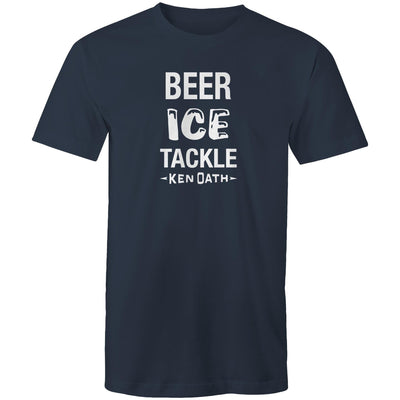 Kenoath Clothing Co Ken Oath Ken Oath Mate Beer Ice Tackle Tee T-Shirt