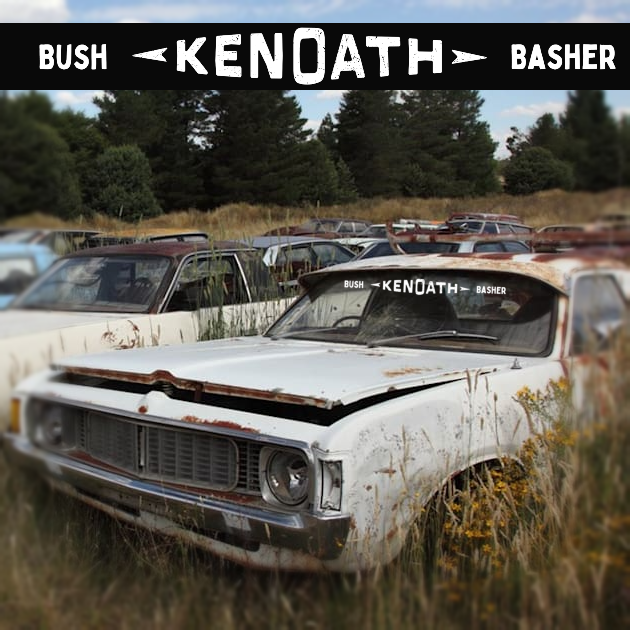 The Kenoath Bush Basher - Large Window Sticker