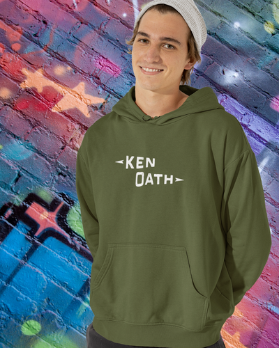 Kenoath Clothing Co Ken Oath logo hoodie