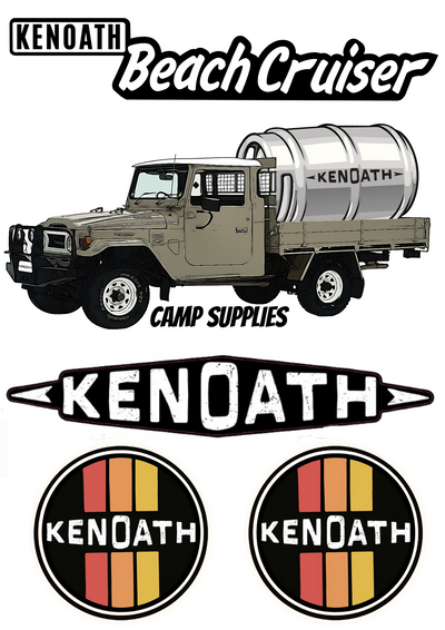 Landcruiser Kenoath Ken  Oath Stickers
