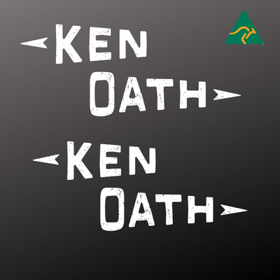 Kenoath Sticker 2 pack from Kenoath Clothing Co. Free Shipping.